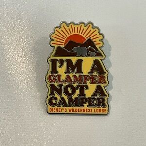 Disney's Wilderness Lodge I’m a Glamper Not a Camper Pin